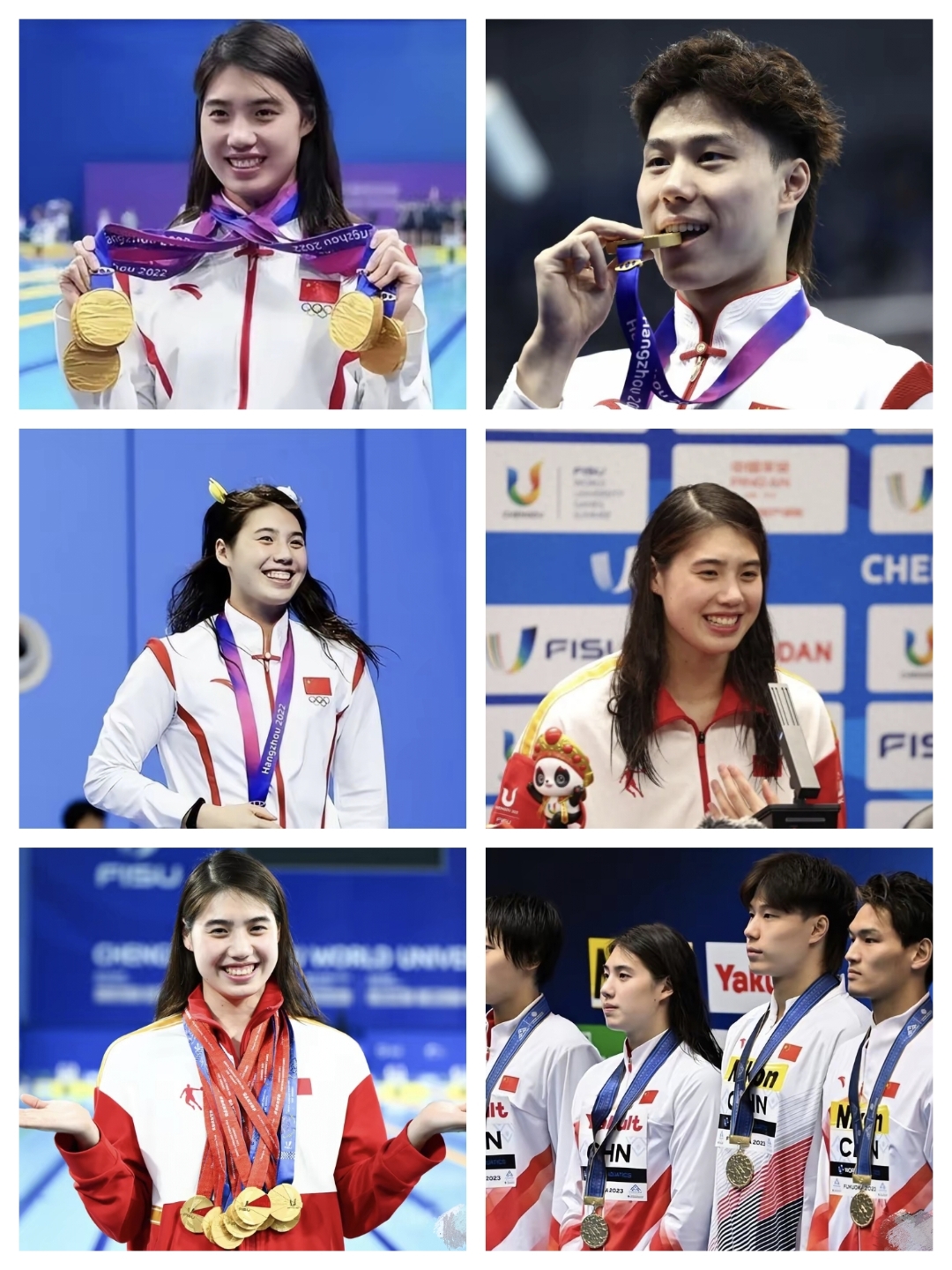 中国游泳名将夺得第二枚金牌